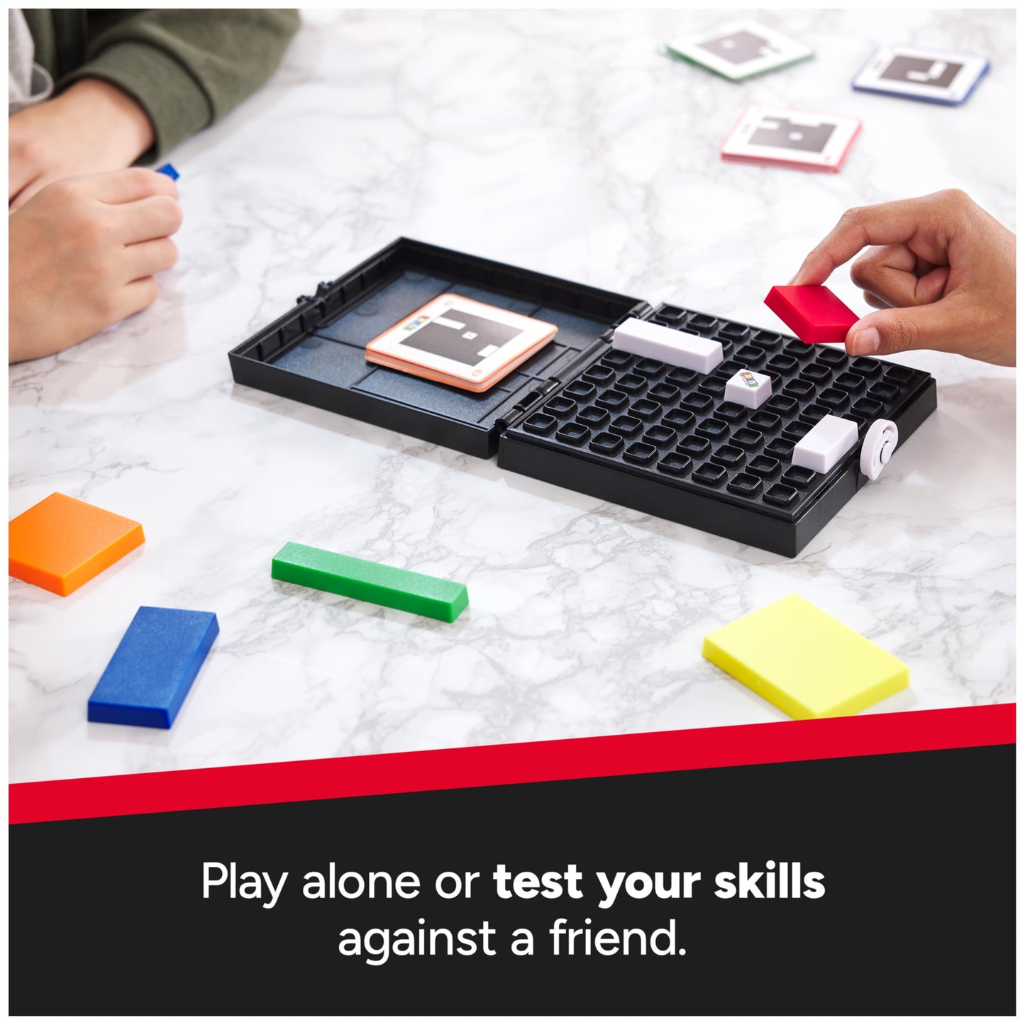 Rubik’s Cube, Gridlock Game, The Problem-Solving Puzzle Game Based on The Iconic Rubik’s Cube, Problem-Solving Brain Teaser, Classic Color-Matching