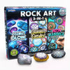 ArtSkills Rock Painting Kit - 18 Rocks - Geode, Mandala & Glow in the Dark Rock Painting, Arts and Crafts for Kids