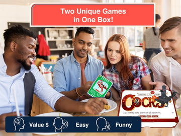 Right Or Racist Box of Cox - Funny White Elephant Gift - Two Games in One
