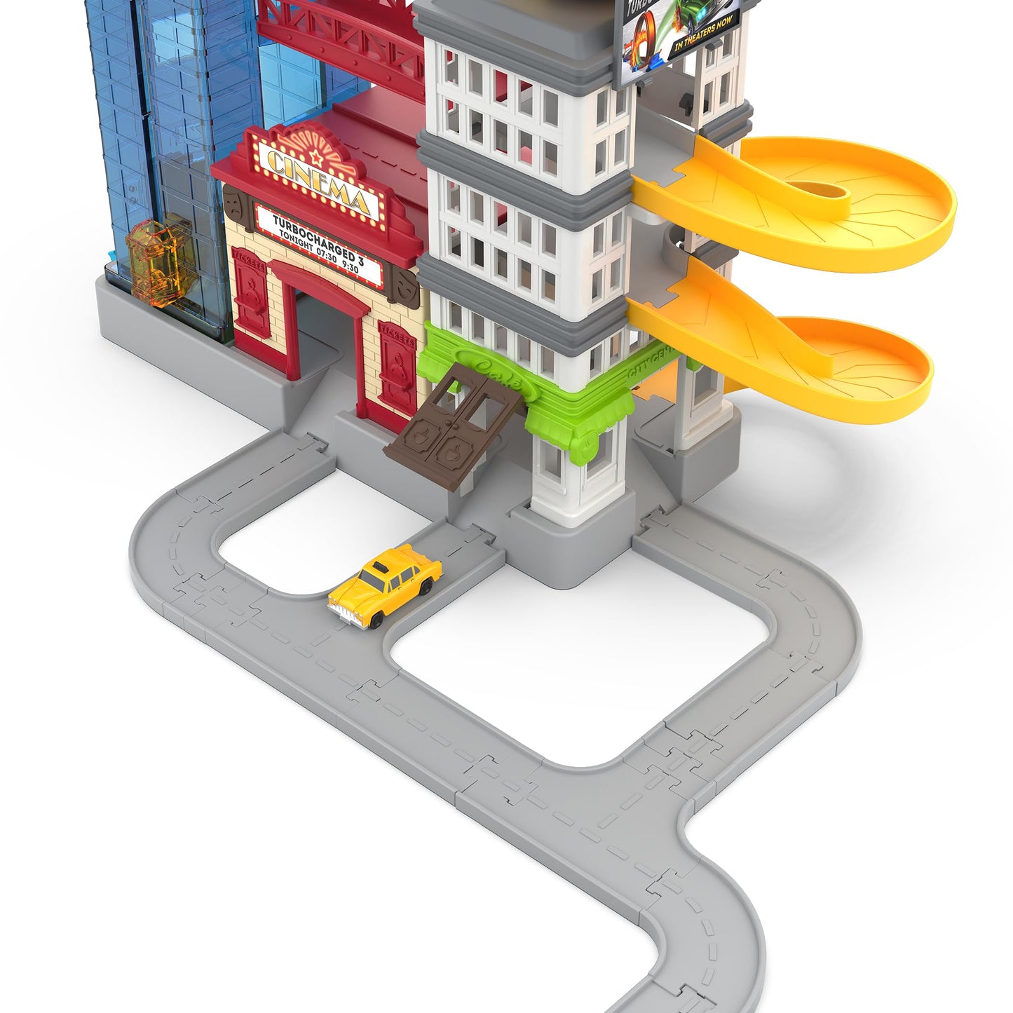 DRIVEN by Battat Toy Car Playset, Big City Cruisin' Fleet, 60 Pc Set
