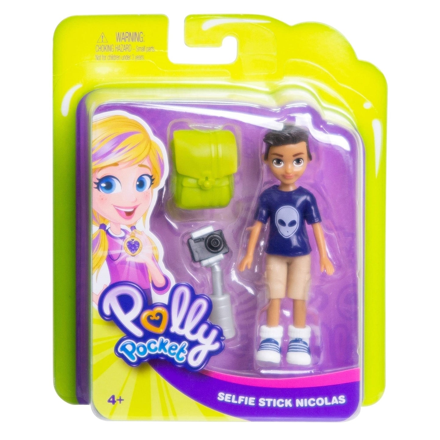 Polly Pocket Active Pose Doll, Nicholas