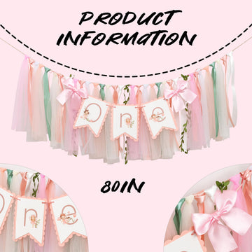 Upfirst Flower Fairy Highchair Banner