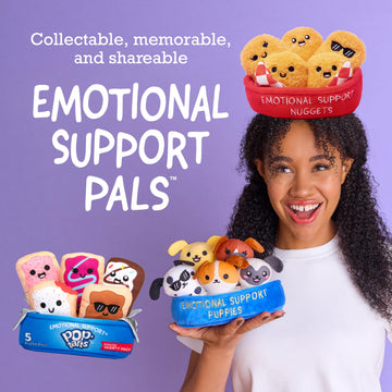 Emotional Support School Supplies Plush by Relatable - Cute Stuffed Animals and Squishy Toys, Fun Back to School Gifts for All Ages and Teacher Gifts