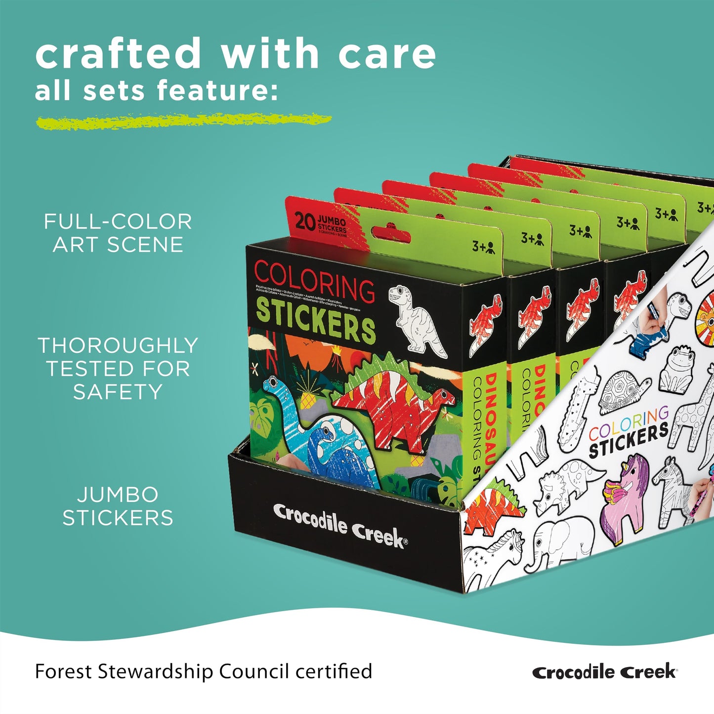 Crocodile Creek, Playful Pets Coloring Stickers