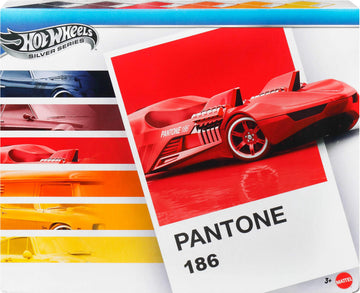 Hot Wheels Toy Cars & Van Multipack, Collectible Pantone 1:64 Scale Die-Cast Vehicles Featuring Classic Colors & Artistic Packaging