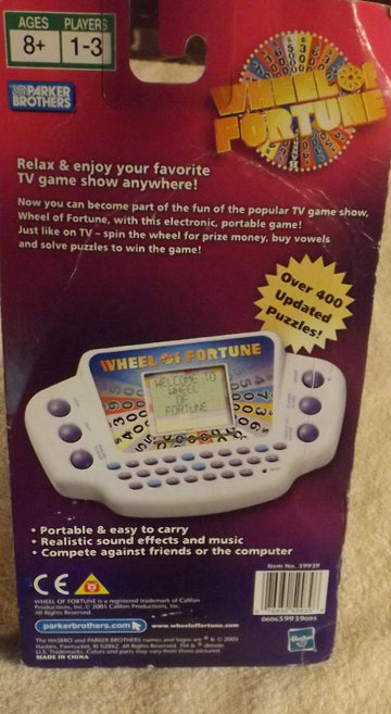 Wheel of Fortune Handheld Electronic Game