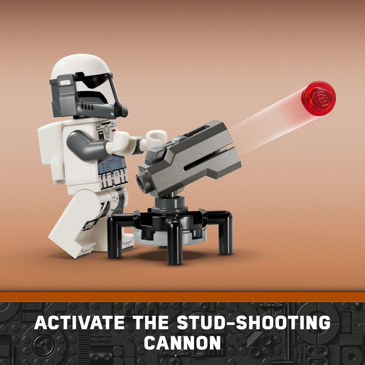 LEGO Star Wars: The Mandalorian Ambush on Mandalore Battle Pack, Building Toy with 4 Star Wars Minifigures, Collectible Brick Built Playset, Star Wars