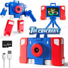 iPlay, iLearn Kid Touchscreen Selfie Camera, 1080P HD Digital Video Camera for Toddler 3-6, Outdoor Protable Travel Robot Camera W/ 32GB SD Card