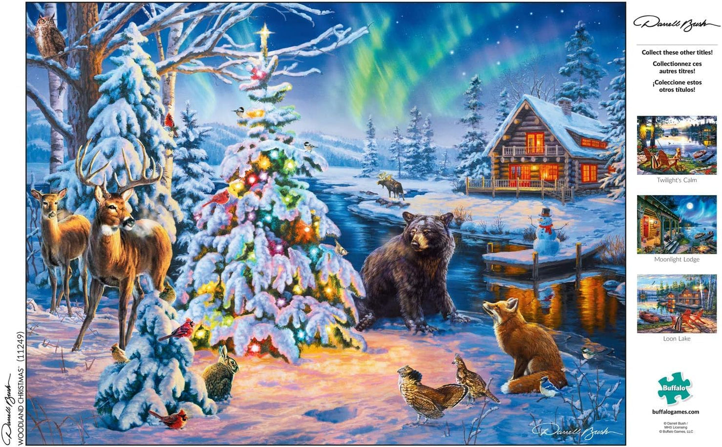 Buffalo Games - Woodland Christmas - 1000 Piece Jigsaw Puzzle for Adults
