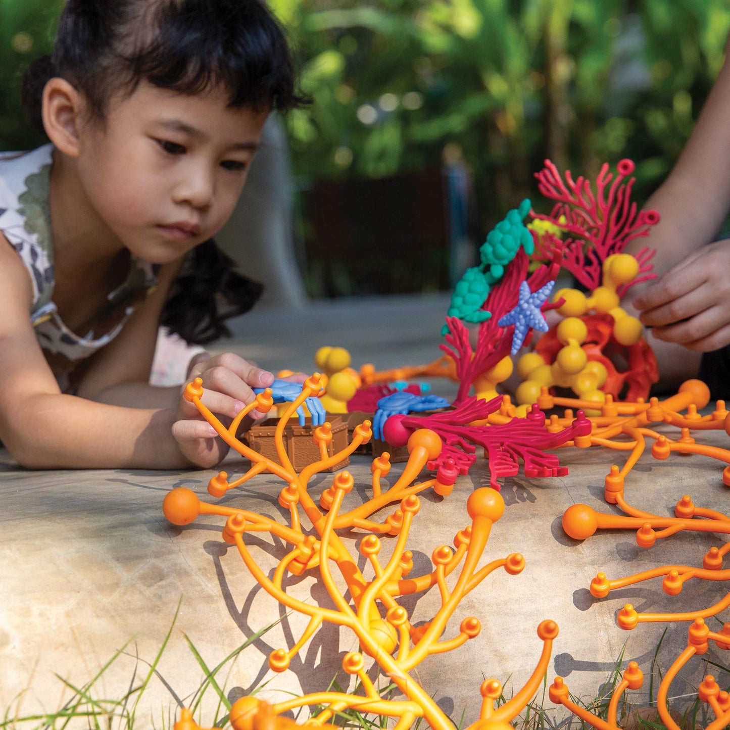 Guidecraft Coral Connections - 40 pc. Set: Fun Educational Building Toy Set for Children