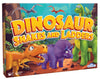 Dinosaur Snakes and Ladders Game - No Reading Required - Preschool Board Game for Ages 3 and up by Outset Media