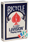 Bicycle Lo- Vision Playing Cards Blue Deck