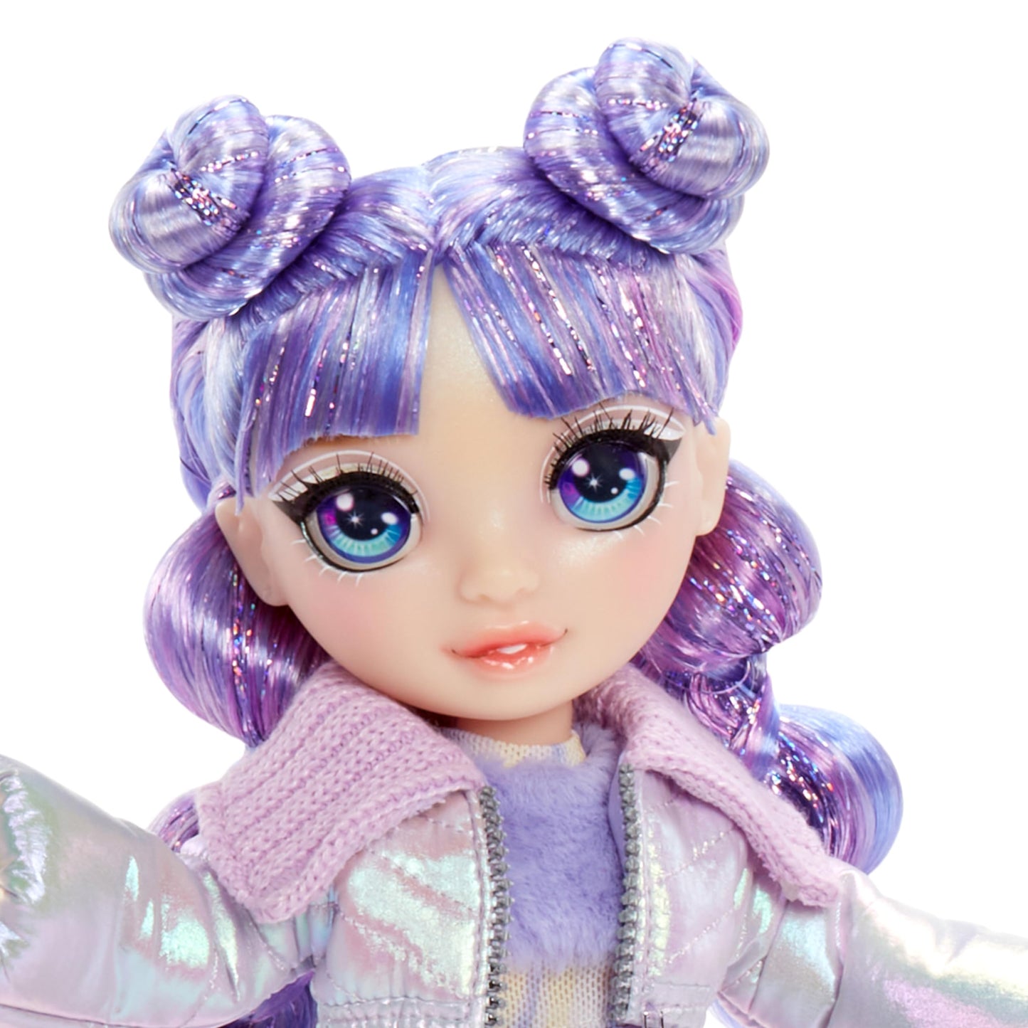 RAINBOW HIGH Winter Wonderland - Purple (Purple) - 28 cm Dummy Doll with Magic Snow, Comes with a Snowman, Suitable for Ages 4-12 and Collectors