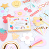 Meri Meri Happy Icons Stickers (Pack of 25), Birthday Party Favors, Decorative Stickers, Matchbox-Style Box, Easy Peel Back, Ages 3+