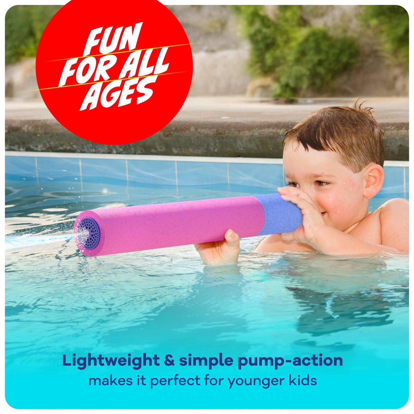 Water Guns For Kids - Outdoor Water Toys - Pool Toys for Kids Ages 4-8, 6-8, 8-10, 8-12 - Squirt Gun Blaster - Pool Games - Backyard Summer Party