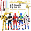 5-Pack Titan 13 Action Figure, 3D Printed Multi-Color T Dummy 13 Set