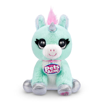 Pets Alive Pet Shop Surprise Unicorn Toys by ZURU - Interactive with Electronic 'Speak & Repeat' Animal Playset Unicorn Gifts for Girls and Kids