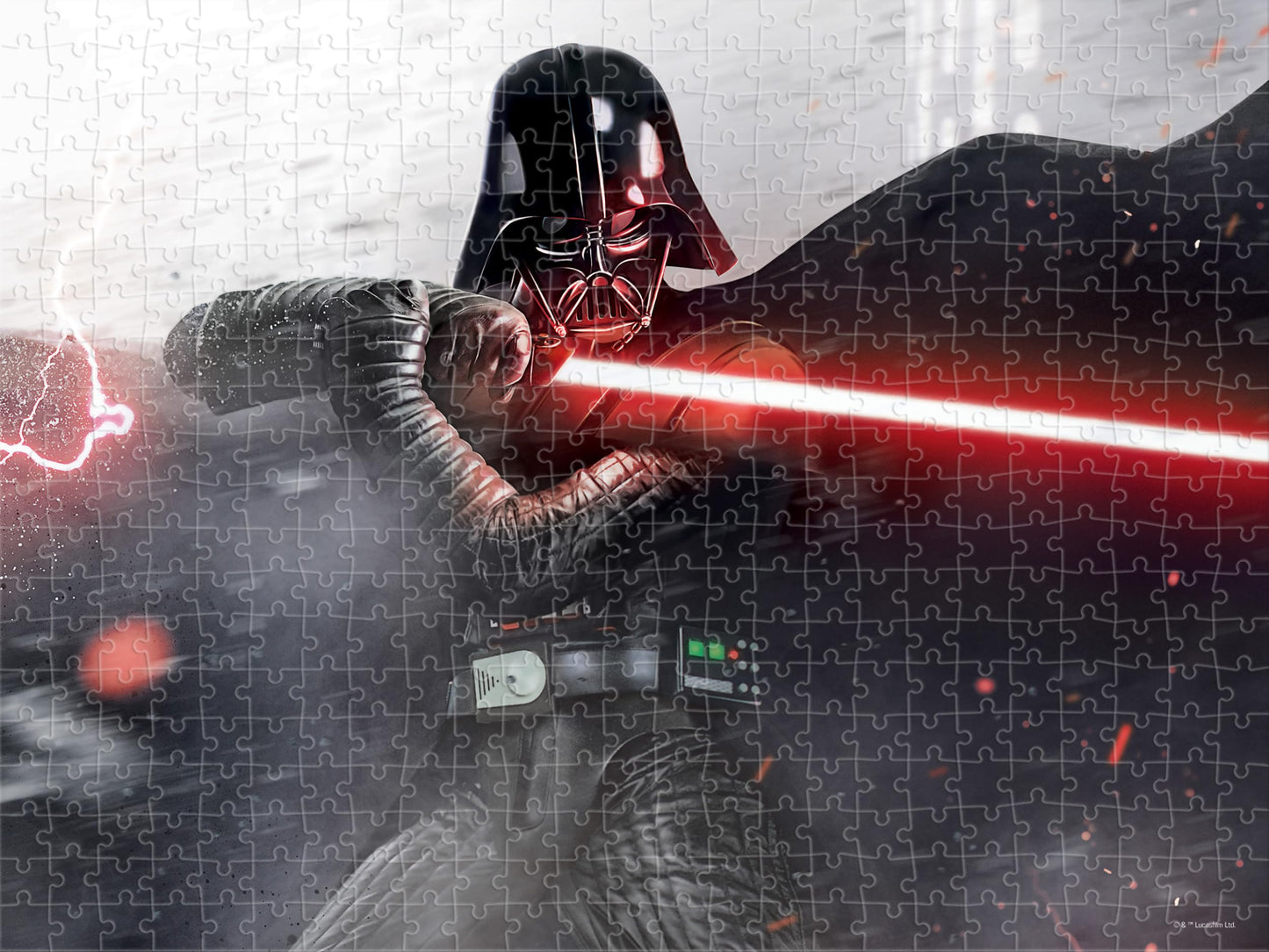 Prime 3D Star Wars Lucas 3D Puzzle - 500 Piece Lenticular Movie Jigsaw for Adults & Families, 24"x18" Activity with Depth & Motion, Official Disney