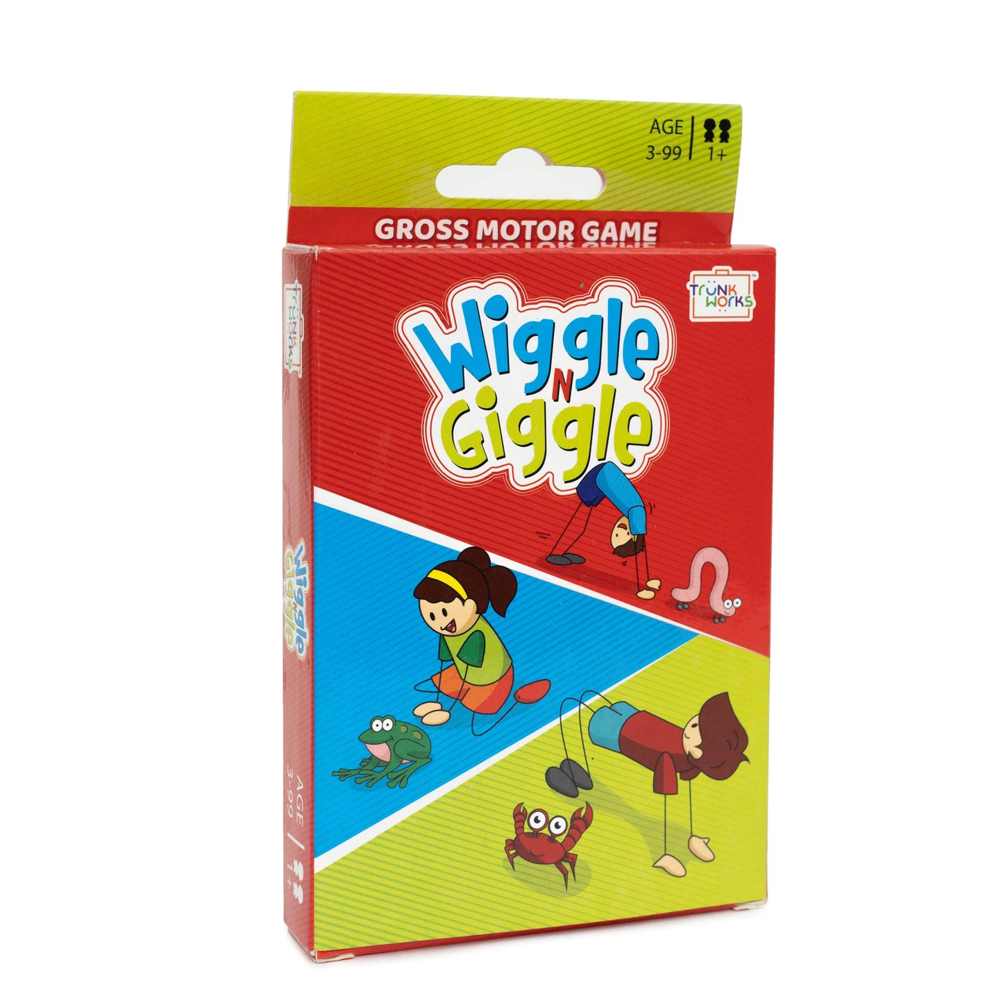 Trunk Works Wiggle N Giggle Travel Card Game | Motor Skills | Animal Movements | Fun Physical Activity for Kids Ages 3 4 5 6 +