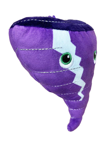 Thunderheads Tornado Plushie, Nature-Inspired Educational Soft Collectible with Fun Fact Card for Exploring Earth & Climate, Eco-Conscious Weather