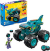 MEGA Construx Hot Wheels Monster Trucks Toy Car Building Set, MEGA-Wrex with 187 Pieces, 1 Micro Action Figure Driver, Red, Kids Age 5+ Years