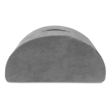 Mod Blox Half Circle Add-On for Soft Furniture Playset Modular Microsuede Foam Play Couch for Creative Kids (Light Gray)