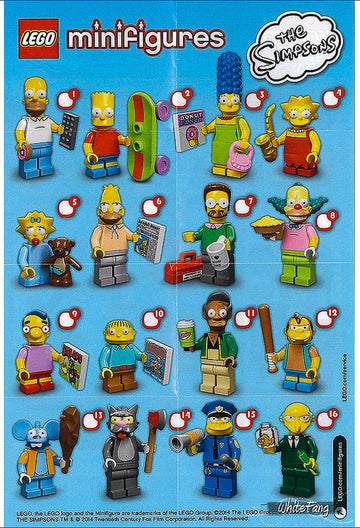 Lego 71005 The Simpson Series Itchy Simpson Character Minifigures