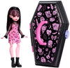 Monster High Draculaura Doll & Accessories, Gore-ganizer Beauty Kit with Bat Clips, Comb & Mirror, Customizable with Stamp Pen & Stickers