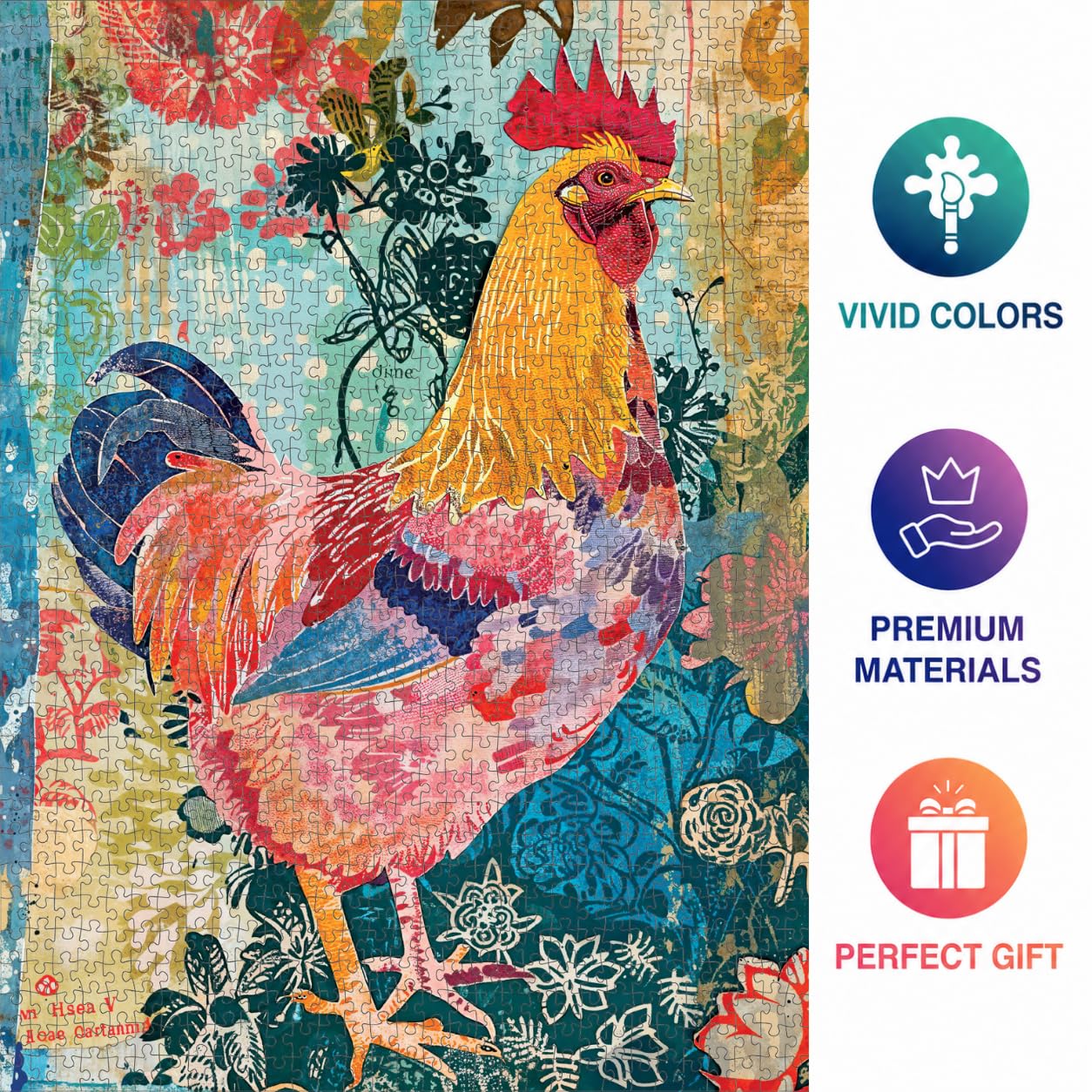 Cross & Glory | 1000 Piece Jigsaw Puzzles for Adults | Key West Colorama