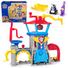 Paw Patrol: Air Rescue, Pup Squad Adventure Bay Airport Playset, with Chase Toy Car Vehicle Launcher, Kids Toys for Boys and Girls 3+