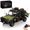 Mould King 20042 Military Off-Road Vehicle Building Set, App & Remote Control Off-Road Car Building Blocks Set, Collectible Military Truck Model Kit