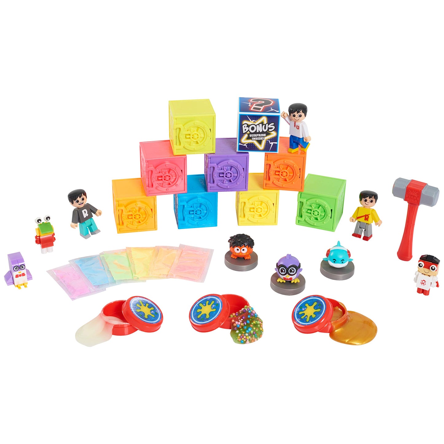 RYAN'S WORLD Smashin’ Surprise Safes, Series 2, Includes Surprise Figures, Styles May Vary