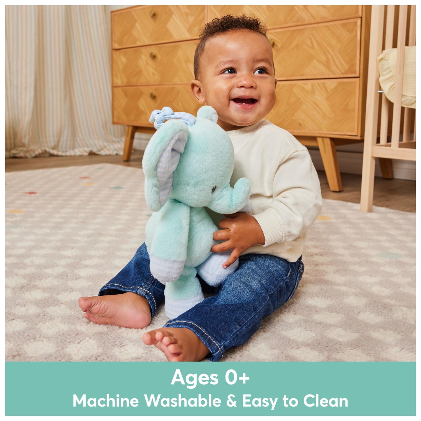 GUND Baby Tinkle Crinkle Pull and Play Sensory Toy for Ages 0+