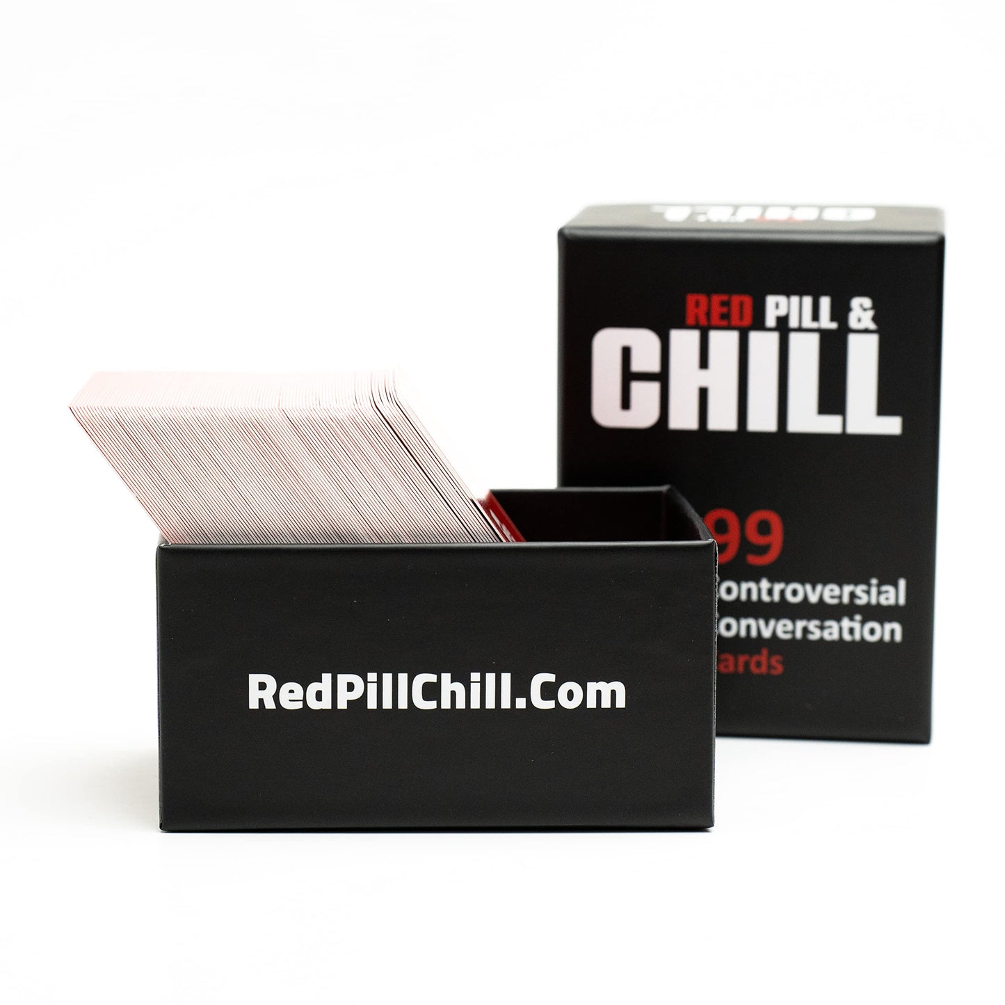 Let's Argue: Red Pill & Chill Edition - Debate Card Game for Adults, 99 Conversation Cards for Friends, Couples & Game Night Fun