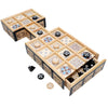 WE Games The Royal Game of UR - Wood Board with Storage Drawer | One of The Oldest Strategy Games in The World
