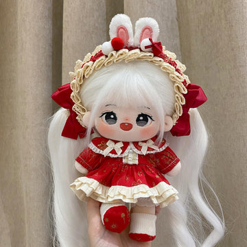 S OUJCEN Plush Doll Clothing Anime Character Costumes Adorable 20cm Plush Doll Clothing Set Anime Plush Doll Suitable for Plush Toys Gift for Girl