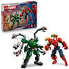 LEGO Marvel Mech Battle: Spider-Man vs. Doc Ock Building Toys for Kids - Super Hero & Villain Poseable Mech Toys W/3 Marvel Minifigures for Kids