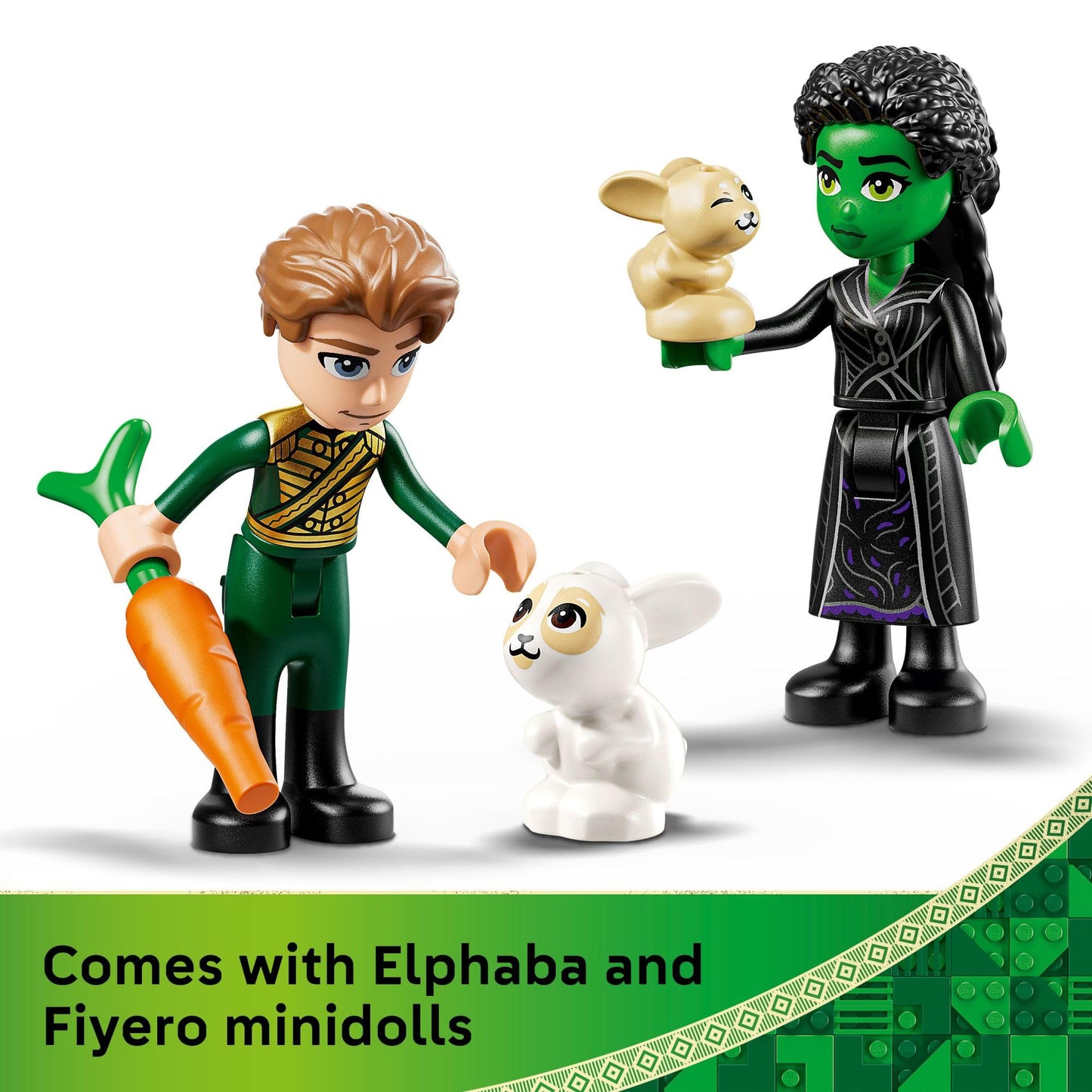 LEGO Wicked Elphaba’s Retreat Building Toy - Elphaba & Fiyero Toy Figures and Playset with Forest Friends - Pretend Play Building Blocks for Kids