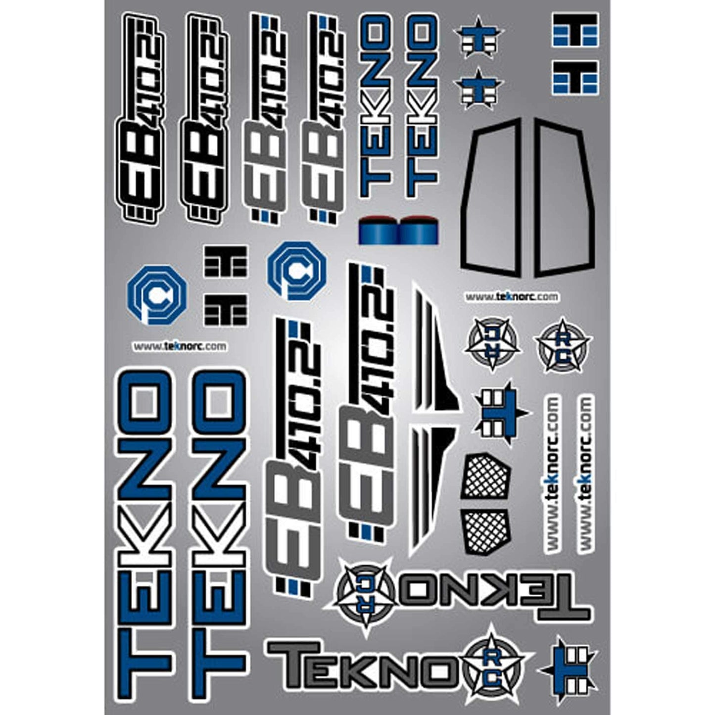 Tekno RC LLC Decal Sheet: EB410.2, TKR6649