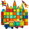 FNJO Magnetic Tiles, 100PCS Building Blocks, STEM Magnets Building Toy Set, Preschool Kindergarten Construction Stacking Toy, School Teacher Supplies