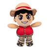 One Piece Single Plush Luffy, 8" (20 cm), Soft and Cuddly, Perfect for Snuggling, Displaying, or Collecting. 6 to Collect