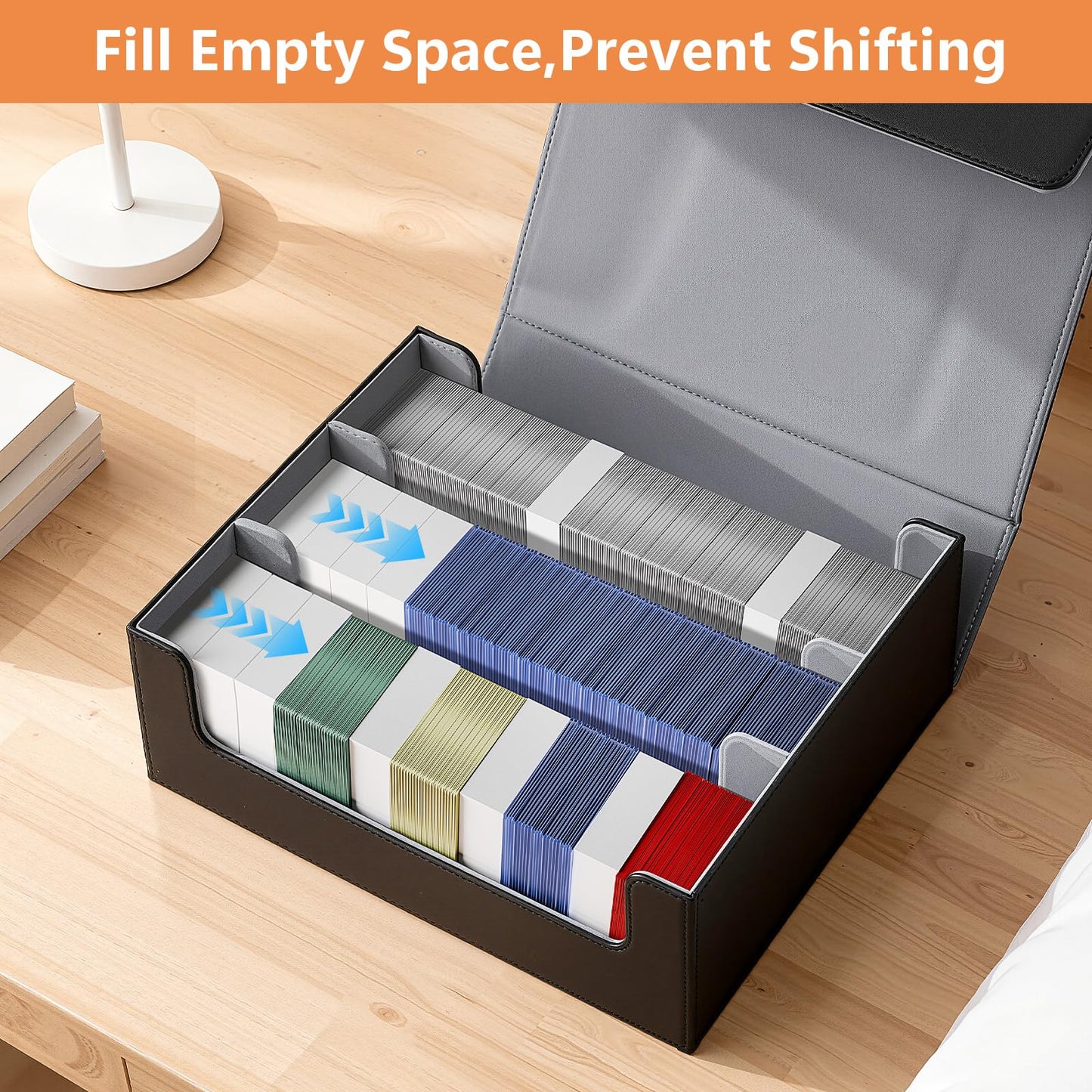 Trading Card Dividers for Storage Boxes - 12PCS High-Density Foam Card Spacer Blocks, Bulk Box Divider, Card Storage Supplies for MTG, TCG, Baseball &