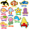 Sea Animals Lacing Cards Sewing Cards For Kids 12 Pack Shark Whale Ocean Theme Party Decor Double Sided Cardboard Lacing Playing Games for Preschool