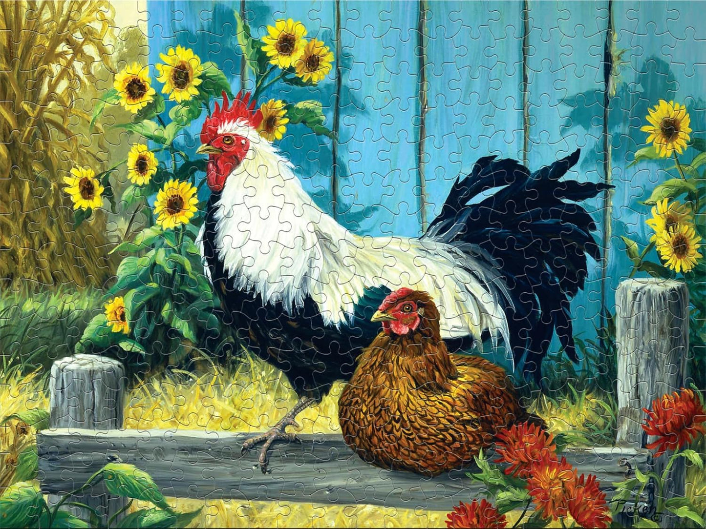 Ceaco - Country Couple - 300 Large Piece Jigsaw Puzzle for Adults
