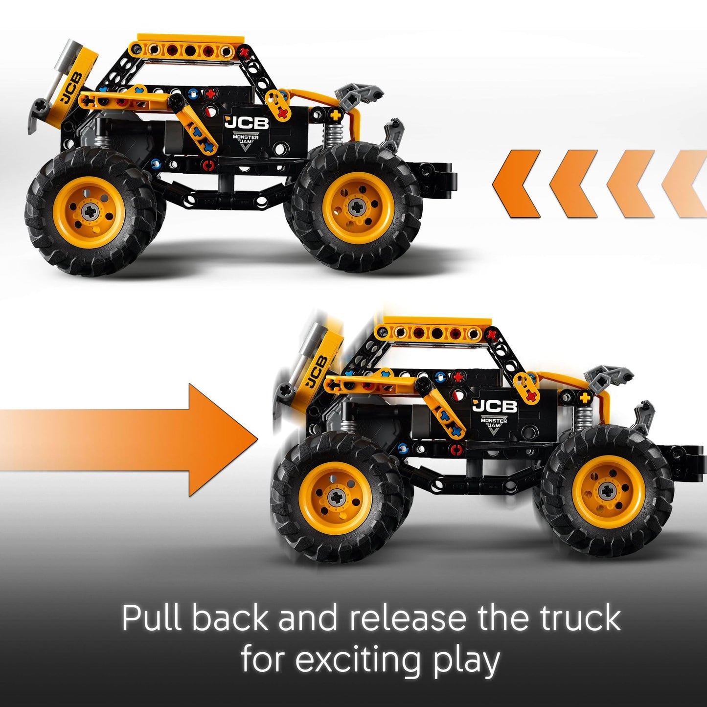 LEGO Technic Monster Jam DIGatron Pull-Back Monster Truck Toy - Building Toy for Kids, Boys and Girls, Ages 7+ - Creative Gift Idea for Lovers of
