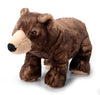 The Petting Zoo Brown Bear Stuffed Animal Plushie, Gifts for Kids, Earth Keeperz Wildlife Animals, Zoologee Brown Bear Plush Toy, 12 inches