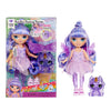 Rainbow High Littles Rainbow Fantasy Fairies + Pet - Amethyst, Purple 5.5" Posable Small Doll & Fantasy Pegasus Unicorn Pet with Interchangeable Fairy