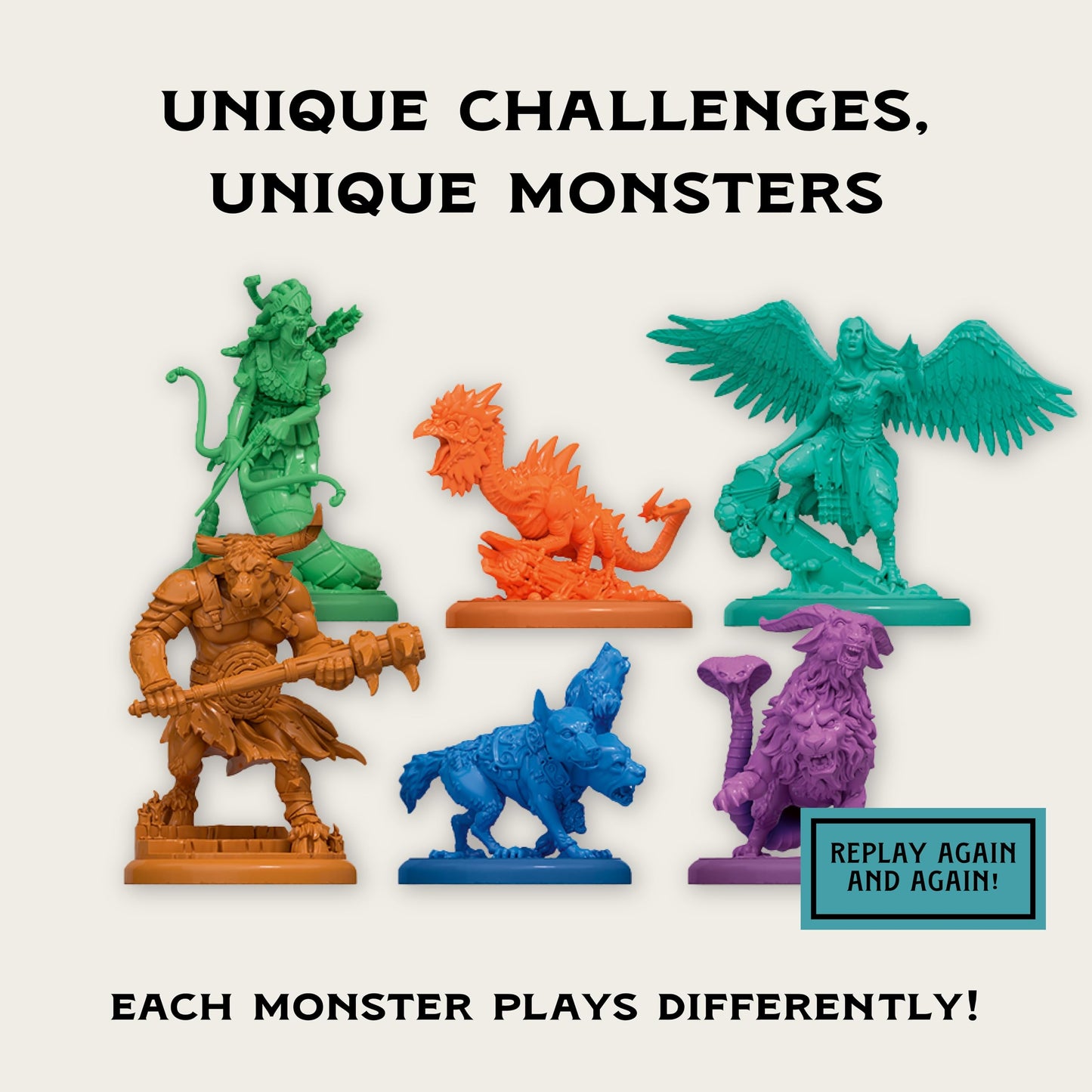 Ravensburger Horrified Games - Greek Monsters - Strategy Board Game - Boost Critical Thinking & Teamwork - Cooperative Gameplay - Unique Monster