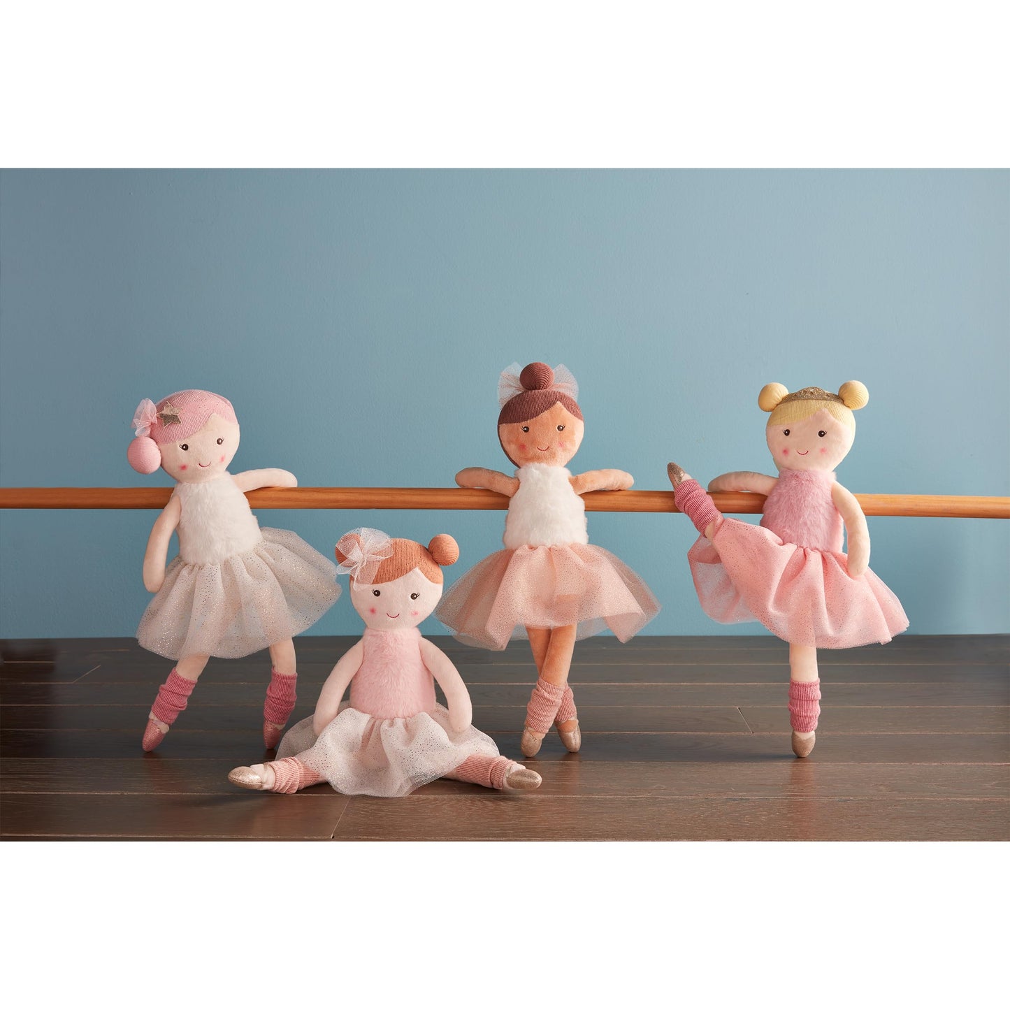 Mud Pie Ballerina Doll, Brunette, 16"
