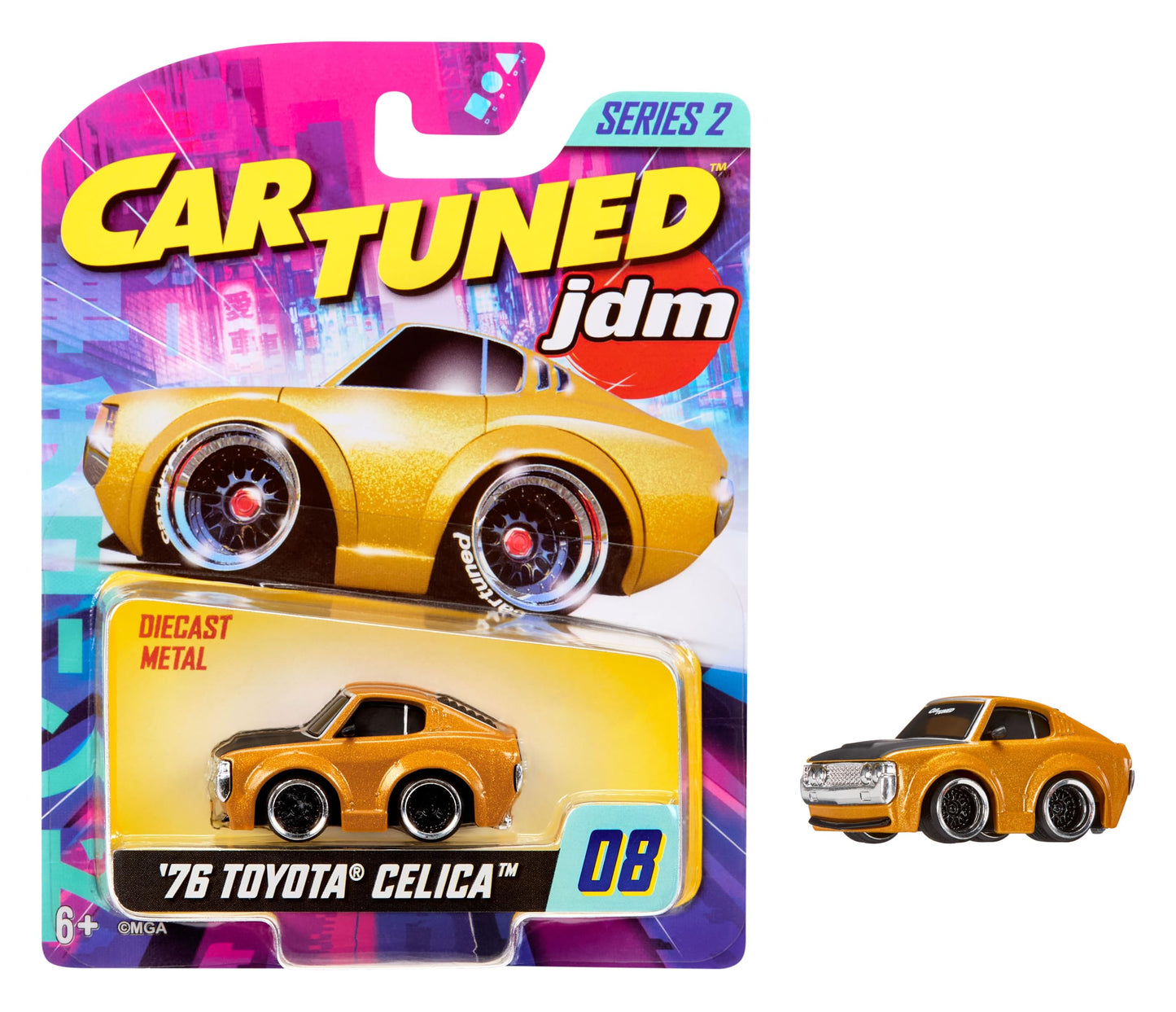 MGA Entertainment CarTuned JDM Tuners Series 2-1976 Toyota Celica (Hatchback)